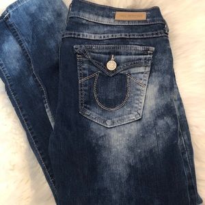 True religion jeans bleached